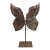 Pink Amethyst Butterfly on Stand For Sale