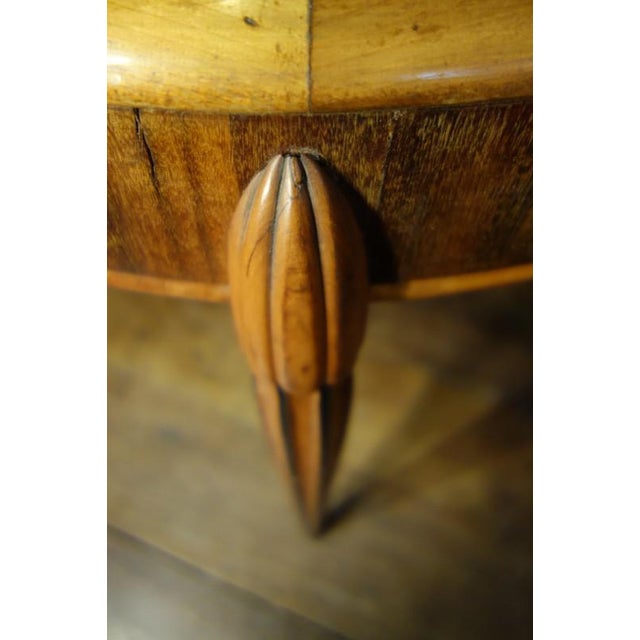 Art Deco Oval Side / Coffee Table, 1920 For Sale - Image 6 of 18