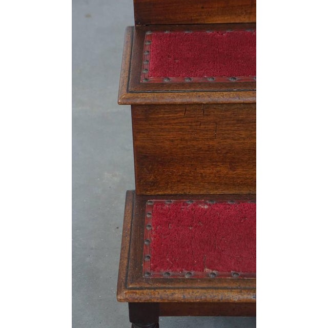 Antique English Library Steps, Mid-to-Late 19th Century For Sale - Image 10 of 15