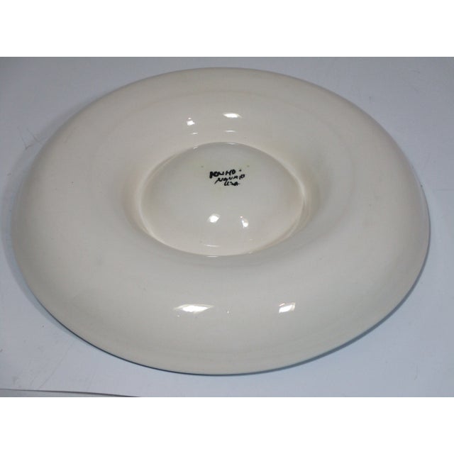 Ceramic 1980s Hand Crafted Navajo Ceramic Serving Dish For Sale - Image 7 of 9