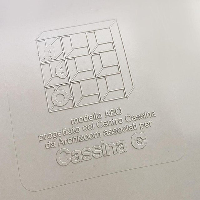 Italian AEO Armchair in Plastic and Fabric Steel by Paolo Deganello for Cassina, 1973 For Sale - Image 13 of 14