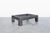 Monumental Vintage Gunmetal Coffee Table by Karl Springer For Sale In Los Angeles - Image 6 of 12