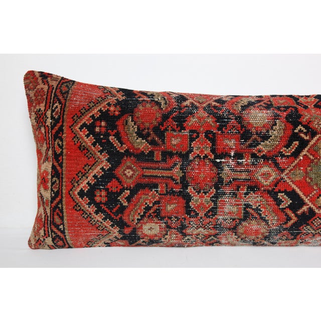 Antique Persian Rug Pillow Cushion Cover -16'' X 47'' For Sale - Image 4 of 10