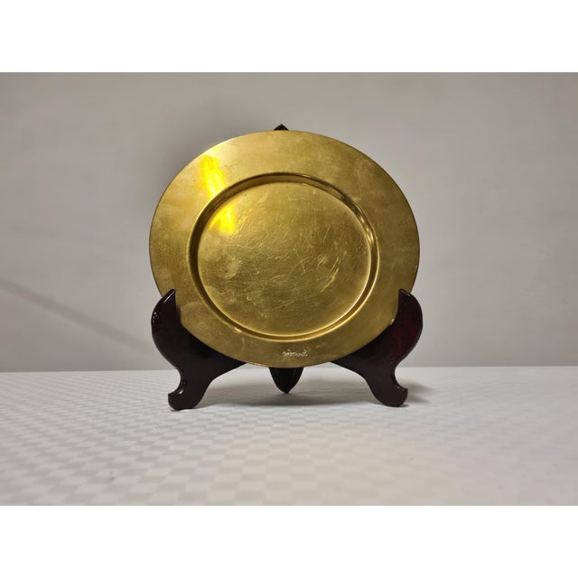 Brass Plate by Gio Ponti for Cleto Munari For Sale - Image 3 of 14