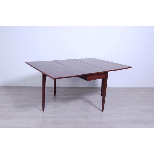 Vintage Console Table with Rectangular Bands For Sale - Image 3 of 15