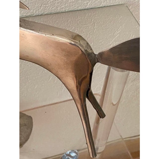 Silver Sculpture of a Horse in Silver-Plated Metal, 1980s For Sale - Image 8 of 18