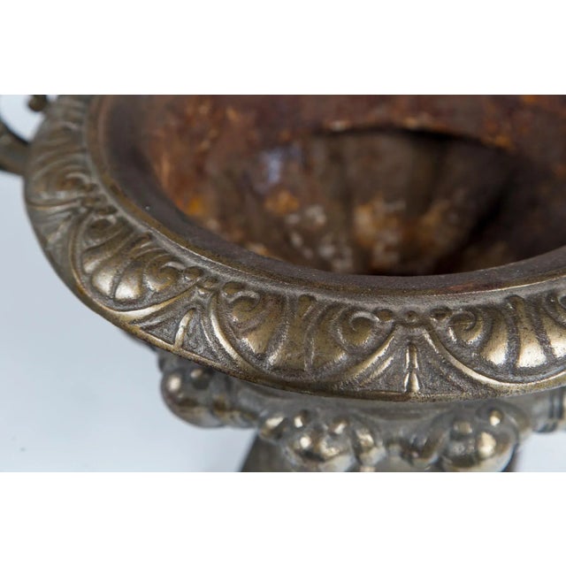 1900 - 1909 Cast Iron Urn, France, Circa 1900 For Sale - Image 5 of 8