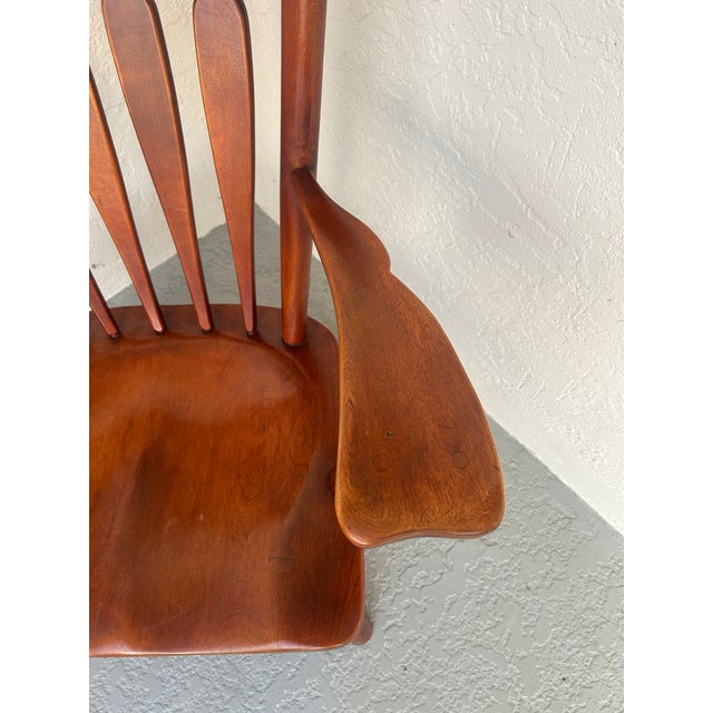 Arts & Crafts Vintage Cushman Colonial Creations Searsburg Chair For Sale - Image 3 of 12