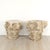 A pair of Caen stone Gallo Romano Corinthian capitals, probably circa A.D. 300. Ex Sotheby's, ex Butterfields. One...