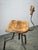 Gold Industrial Height-Adjustable Swivel Workshop Chair, Former Czechoslovakia, 1940s For Sale - Image 8 of 16