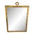 Antique French of Italian Gilt Wooden Hanging 18" Picture Photo Mirror Frame For Sale