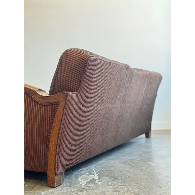 1930s Authentic Art Deco 3 Seater Sofa For Sale - Image 4 of 17