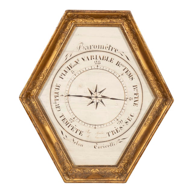 Charles X Giltwood Barometer For Sale