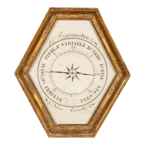 Charles X Giltwood Barometer