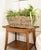 Artifacts Rattan Rectangular Planter with Black Plastic Insert, Natural, 20"X8" For Sale - Image 9 of 9