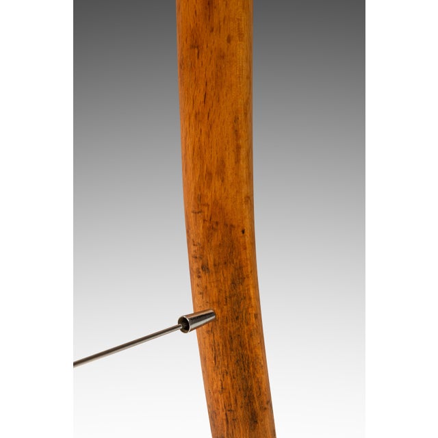 Single Patinated Bentwood Prague Model 811 Side Dining Chair in Leather in the Manner of Josef Frank for Stendig, Usa, Circa 1960s For Sale - Image 12 of 12