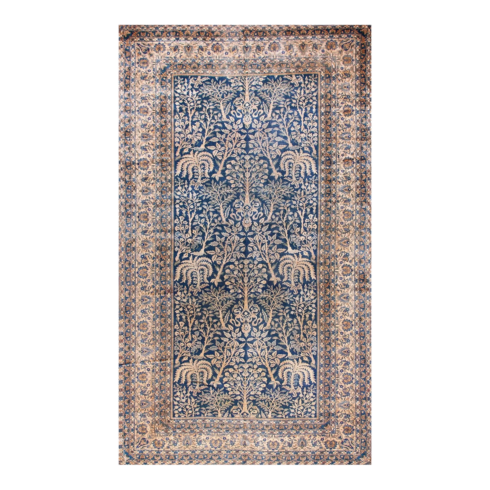 Early 20th Century Indian Lahore Carpet ( 9'10" X 17'10" 300 X 545