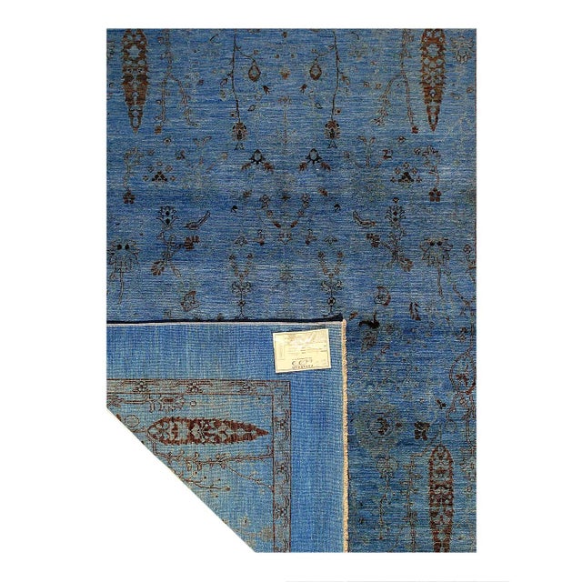 Traditional Pasargad DC Fine Hand Knotted Modern Rug For Sale - Image 3 of 3