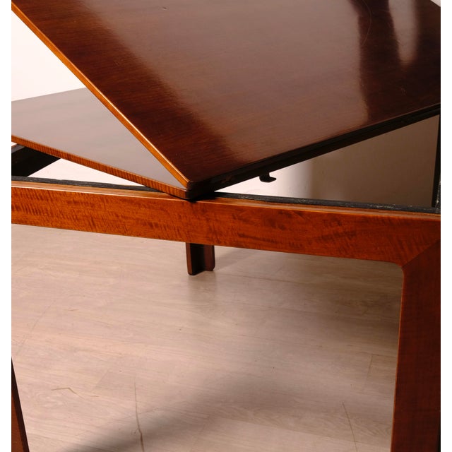 Wooden Dining Table with Book-Shaped Opening, 1950s For Sale - Image 4 of 18