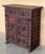 Baroque 19th Spanish Baroque Carved Walnut Narrow Two Drawer Credenza or Buffet For Sale - Image 3 of 18