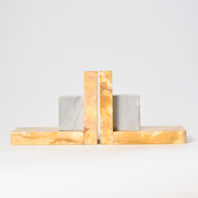 Art Deco Marble Bookends, 1930s, Set of 2 For Sale - Image 10 of 10