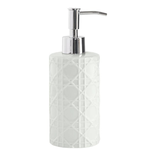 Rattan Bath Accessories Lotion Dispenser For Sale