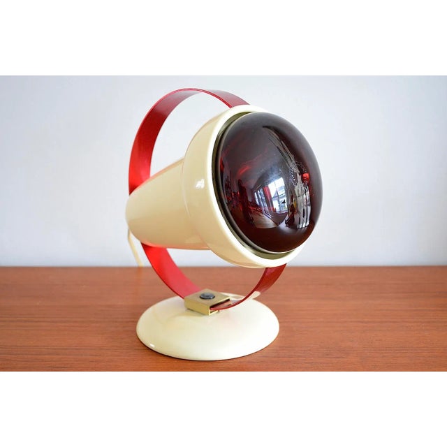 Infraphil Table Lamp by Charlotte Perriand for Philips 1950s Chairish