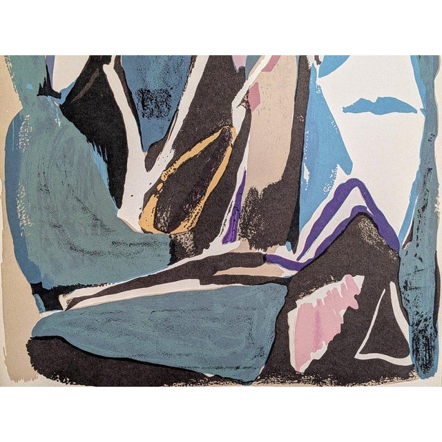 Bram Van Velde, Abstract Composition, 1952, Original Lithograph in Colors For Sale - Image 8 of 9