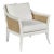 Woodbridge Furniture Kiawah Lounge Chair in Alabaster Finish For Sale