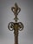 French Pair of 19th C, French Brass Fleur-De-Lis Gate Post Finials on Lucite Bases For Sale - Image 3 of 8