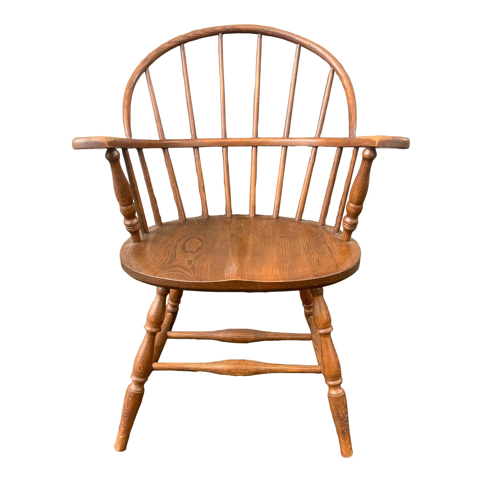 1960s S Bent Bros Fan Back Windsor Arm Chair Chairish - Main Image