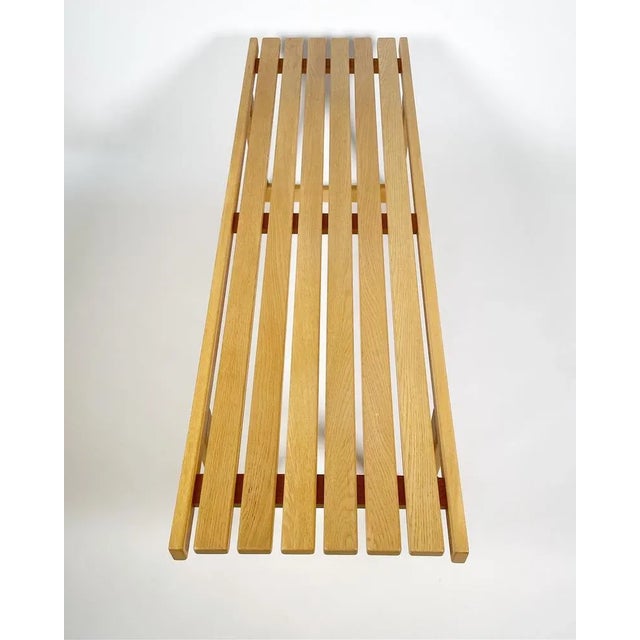 Tokyo Oak Bench by Yngvar Sandström for the Nordic Company, 1963 For Sale - Image 6 of 11