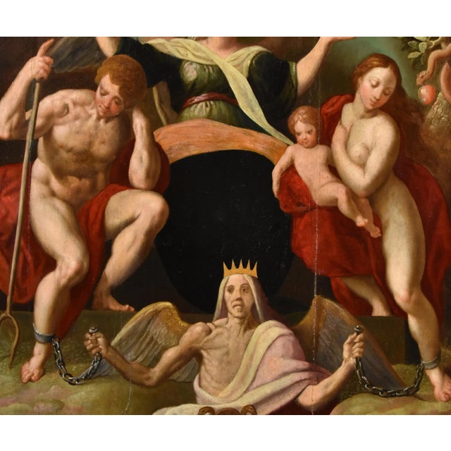 Jacob De Backer, Redemption of Adam & Eve, 1575, Oil Painting For Sale - Image 11 of 16