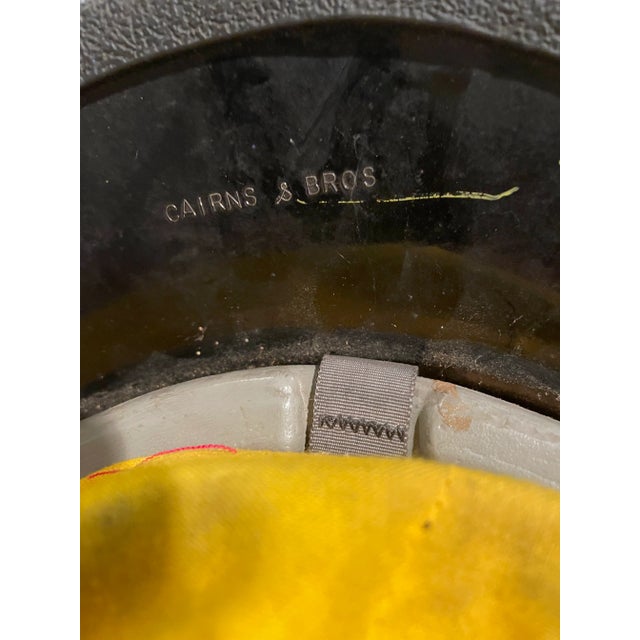 Vintage Cairns & Bros Firefighter Helmet For Sale - Image 9 of 10