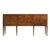 Modern History Concave Walnut Inlay Buffet For Sale