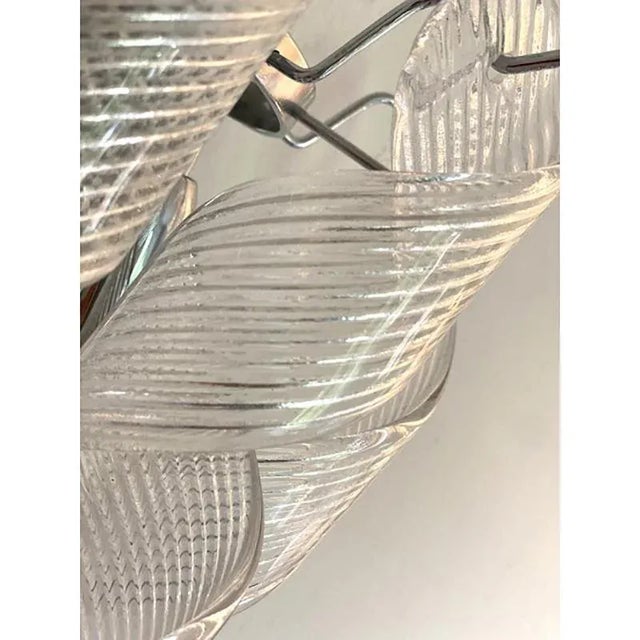 Transparent Ricci Murano Glass Wall Sconces by Simoeng, Set of 2 For Sale - Image 4 of 11