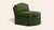 Contemporary Zucchini Velvet Felix Slipper Chair by Ceraudo For Sale - Image 3 of 7