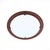 Round Mirror in Curved Plywood, 1960s For Sale - Image 6 of 12