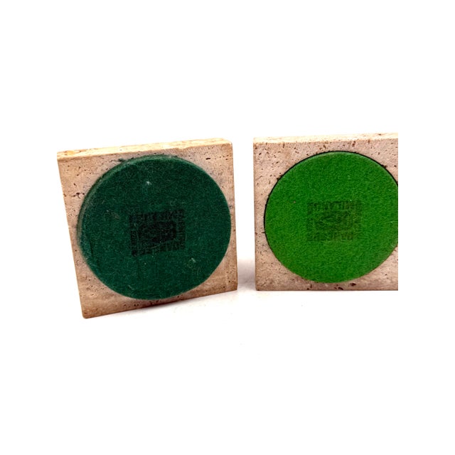Travertine Desk Organizers by Enzo Mari for Danese, Italy, 1970s, Set of 2 For Sale - Image 15 of 17
