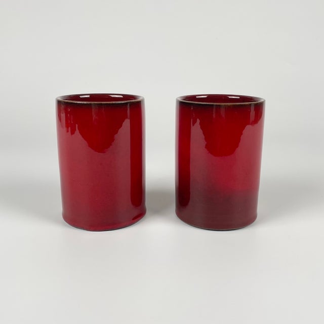 1960s Small Ceramic Vases by Gérard Hofmann, 1960s, Set of 2 For Sale - Image 5 of 5