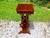 Antique Mahogany Empire Victorian Gothic Revival Trestle Lyre Nightstand Table For Sale - Image 12 of 18