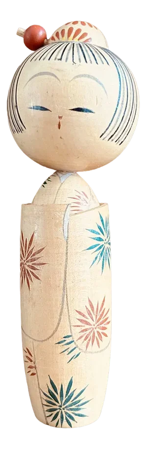 Vintage Kawaii Sosaku Kokeshi Doll, Japan, 1970s