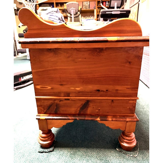 Antique/Vintage Cavelier Cedar Chest for Blankets, Linens, Pillows, Toys, 1930s For Sale - Image 10 of 17