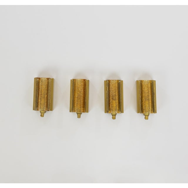 Vintage Atlantic Wall Lamps by Vitrika, 1970s, Set of 4 For Sale - Image 3 of 11