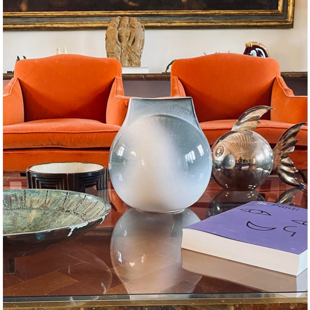 Mid-Century Modern Mid-Century Modern Spherical Gres Vase, Franco Bucci Italy Ca. 1970 For Sale - Image 3 of 12