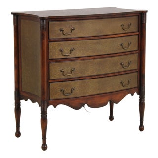 John Richard European Crossroads Copper Embossed Chest For Sale