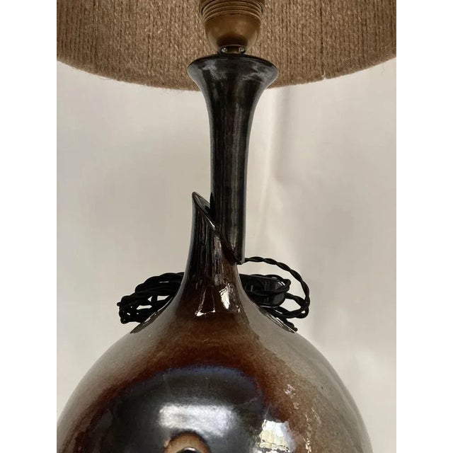 Vintage Ceramic Lamp, 1970s For Sale - Image 6 of 10