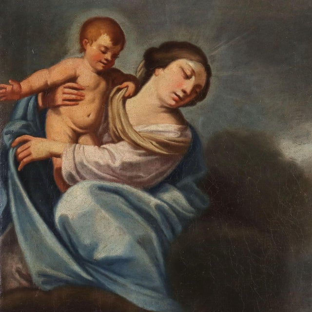 S.G.A.V, Apparition of Madonna and Child to San Rocco, 1747, Oil on Canvas For Sale - Image 4 of 12