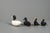 Porcelain Ducks in Black & White, 1970s, Set of 4 For Sale - Image 6 of 14