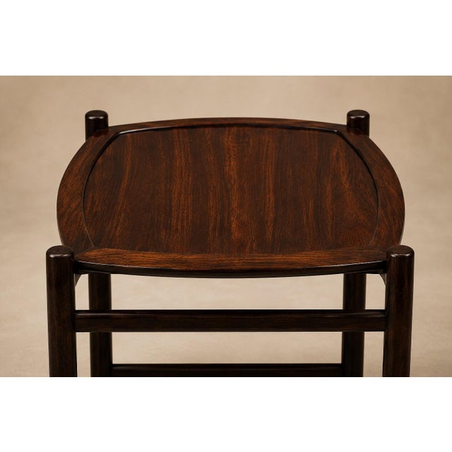 Brazilian Modern Nesting Tray Tables in Rosewood by Jorge Jabour, 1960s For Sale - Image 10 of 14